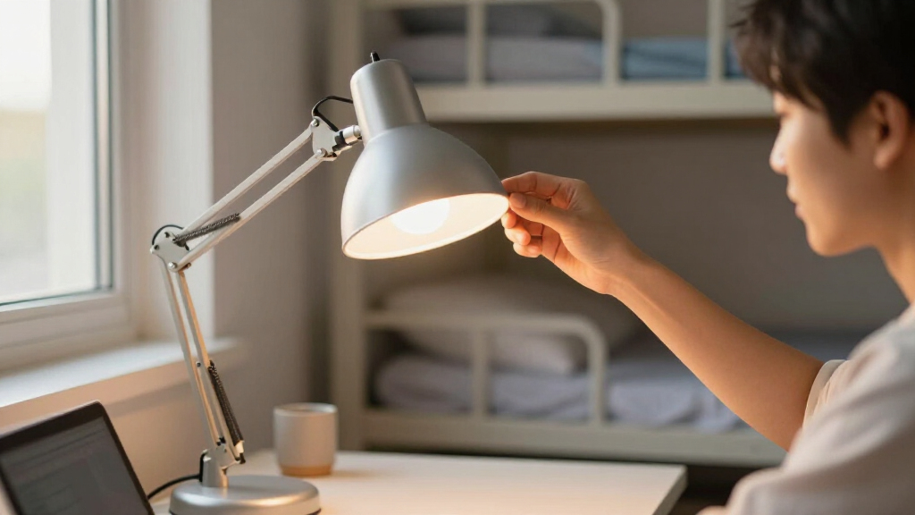 best dorm room clip-on desk lamp