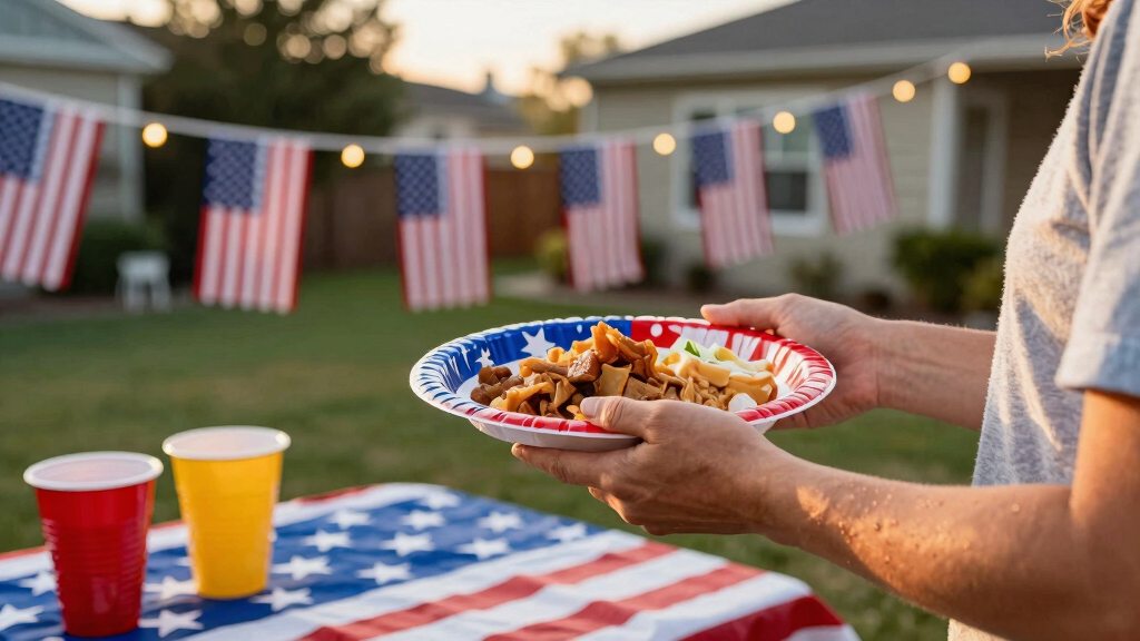 patriotic outdoor party supplies