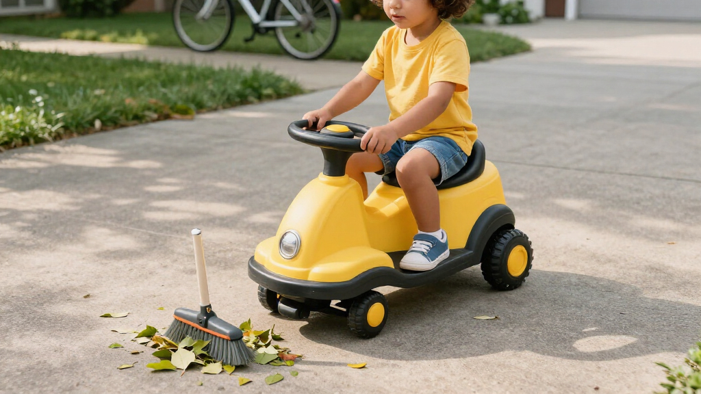 ride on street sweeper vehicle for kids