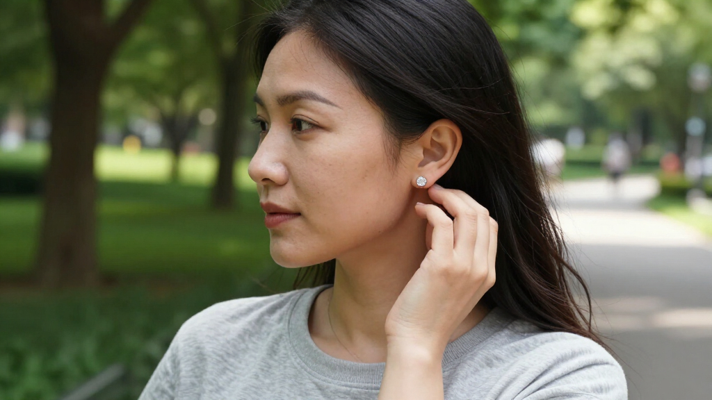 diamond stud earrings