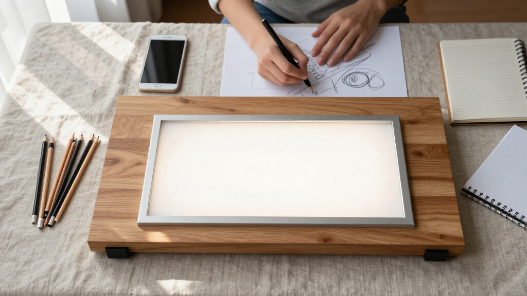 drafting tables and light boxes for artists students