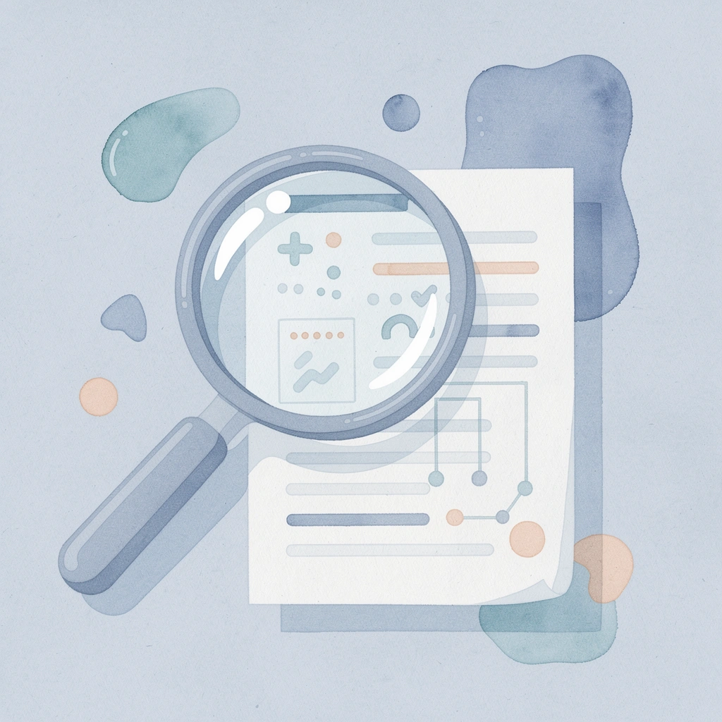 Magnifying glass examining a modernization roadmap document