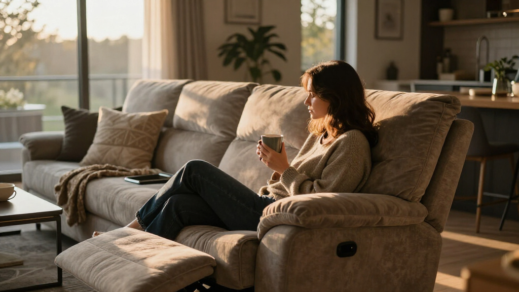best recliner sofas with console