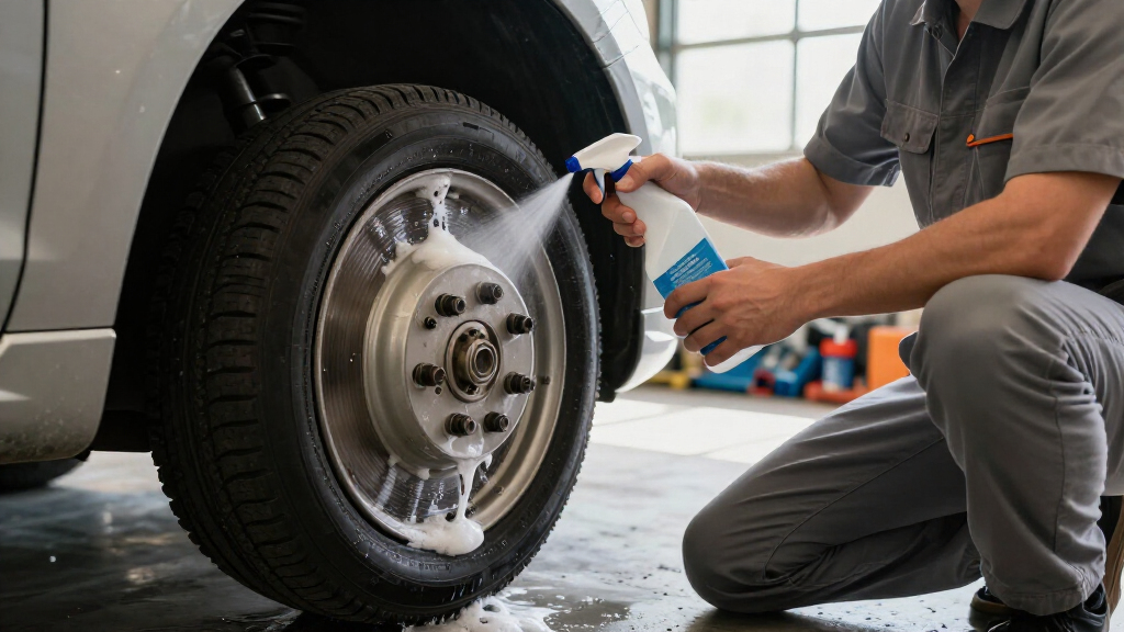 wheel cleaner for brake dust