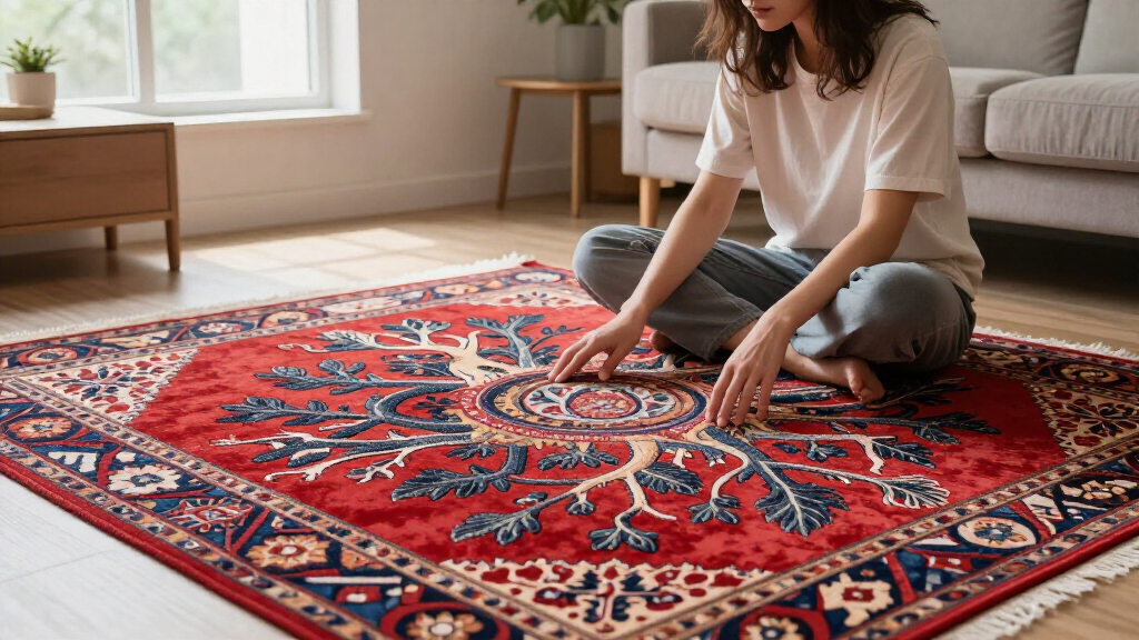 yilong tree of life silk carpet