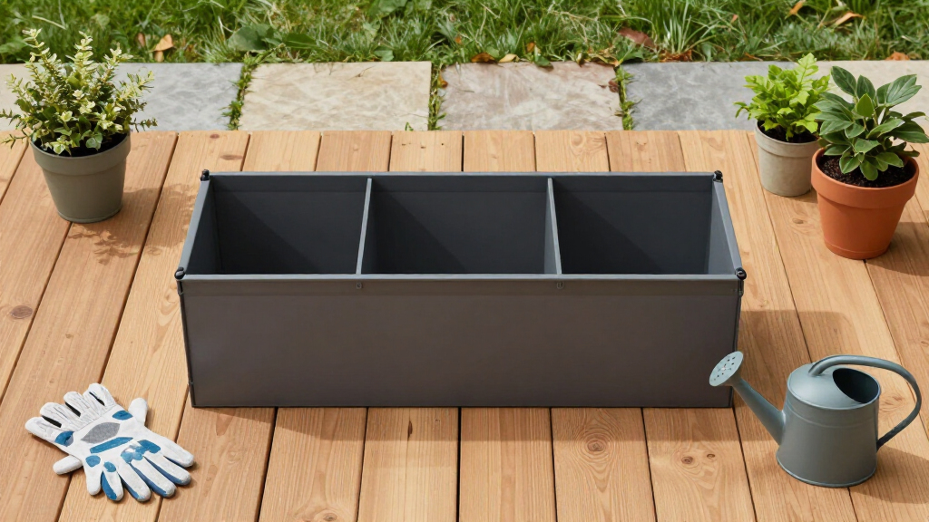 outdoor garden storage bins