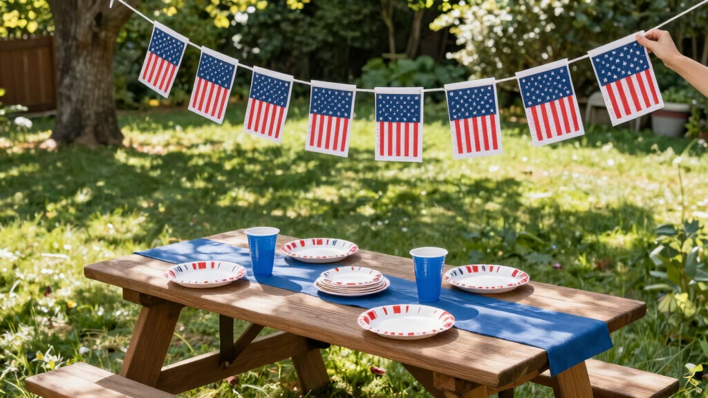 patriotic outdoor party supplies