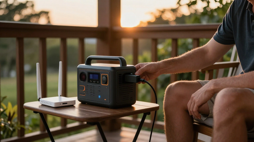 best portable power station for modem and router backup