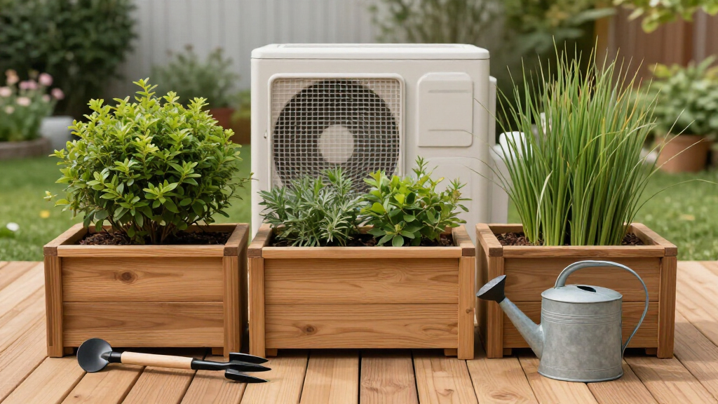 best plants for hiding AC units