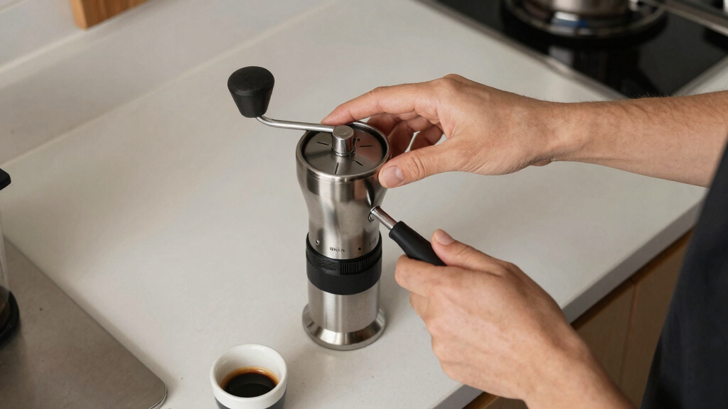 best espresso grinder for low counter cabinets