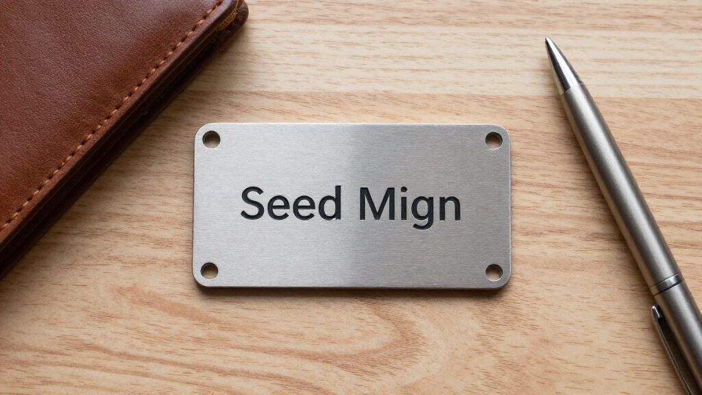 titanium seed phrase backup plate set
