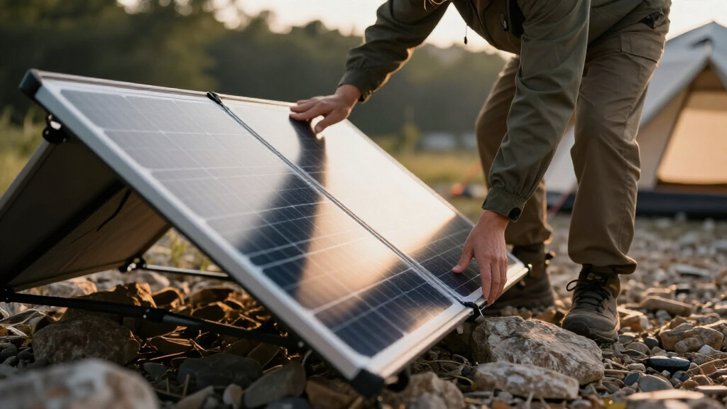 foldable solar panels for camping