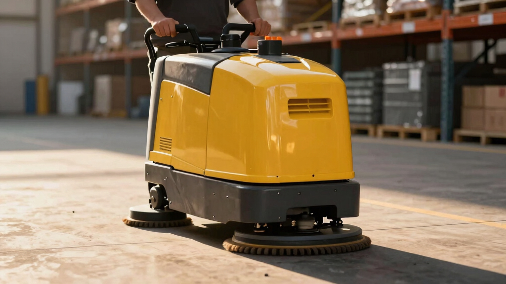 industrial floor scrubber machines