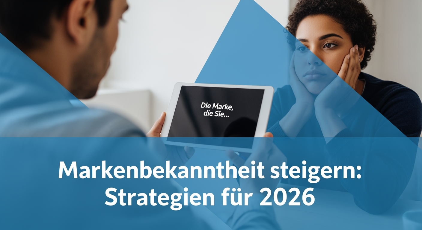 Markenbekanntheit steigern: Strategien fÃ¼r 2026