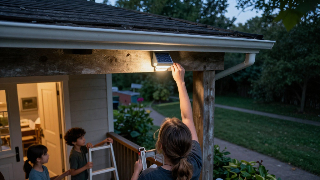 solar powered outdoor security lights