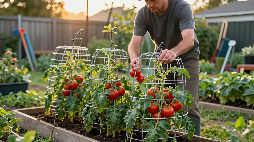 best plant cages heavy duty for tomatoes