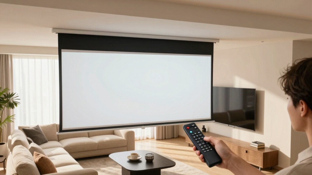 best motorized projector screens for home theater
