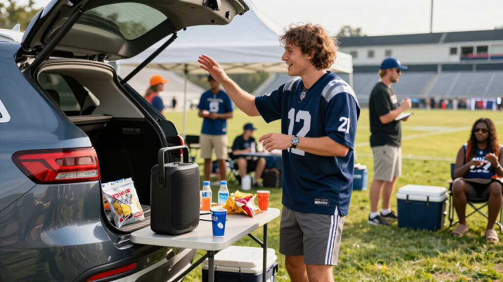 NFL tailgating portable speaker