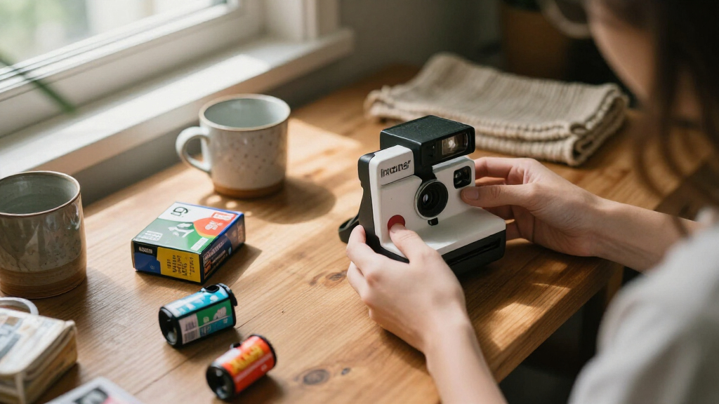 instant cameras retro