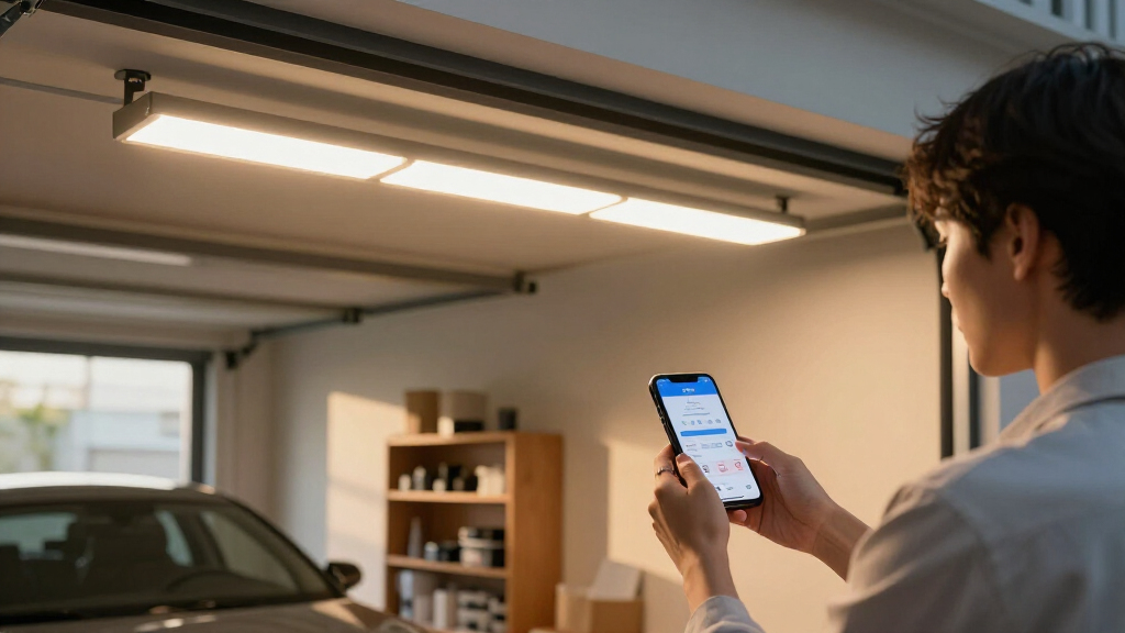 smart garage lighting system