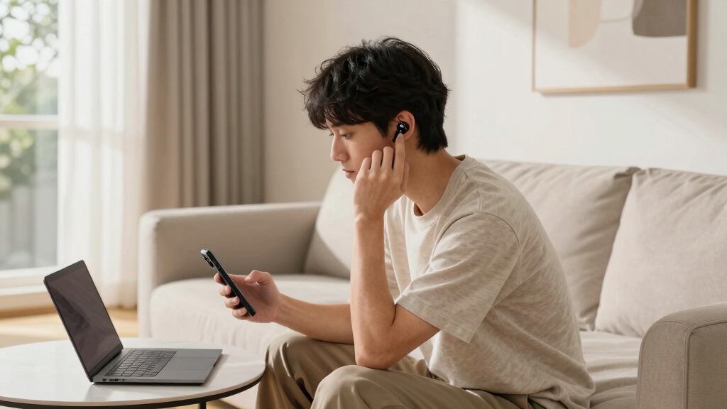 wireless noise-canceling earbuds