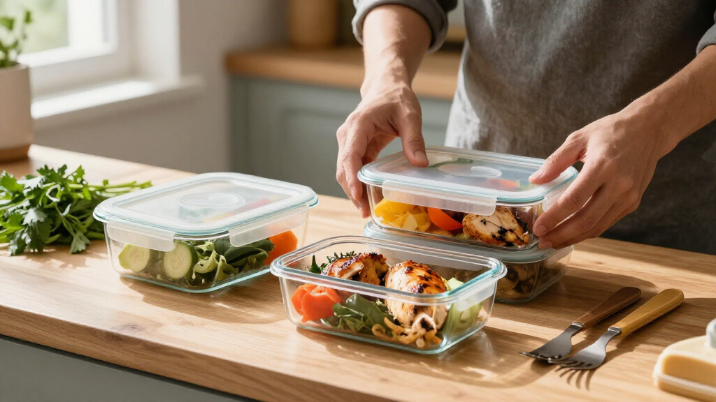 meal prep containers glass