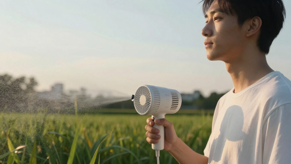 outdoor fans misting