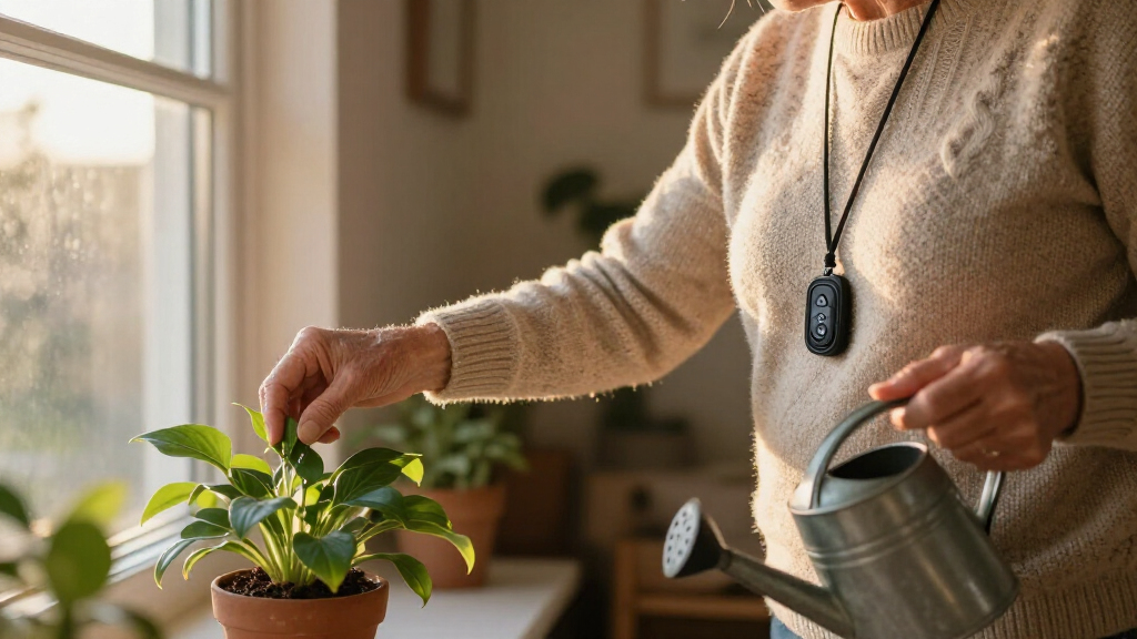 fall detection pendant device for seniors
