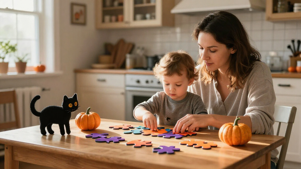 toddler Halloween puzzles