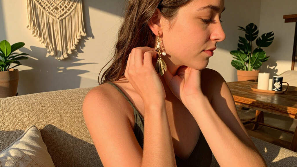 boho dangle earrings