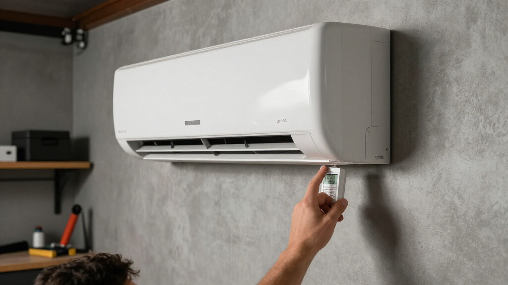 heater and air conditioner for garage