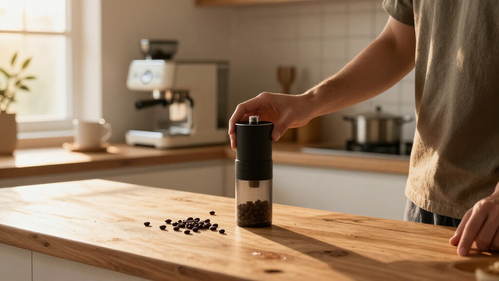 portable espresso grinder under 500
