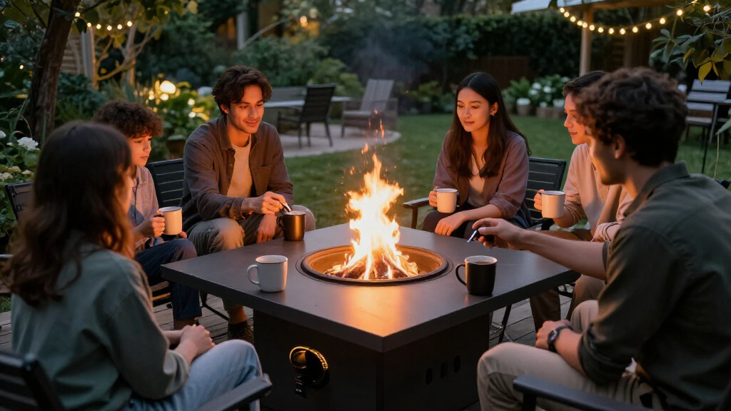 fire pit tables propane