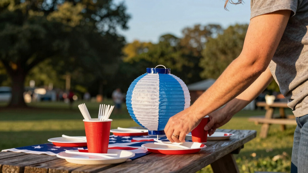 patriotic outdoor party supplies