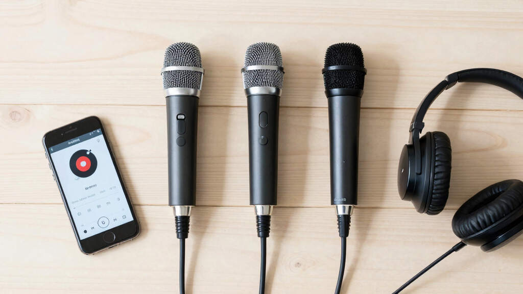 news recording microphones