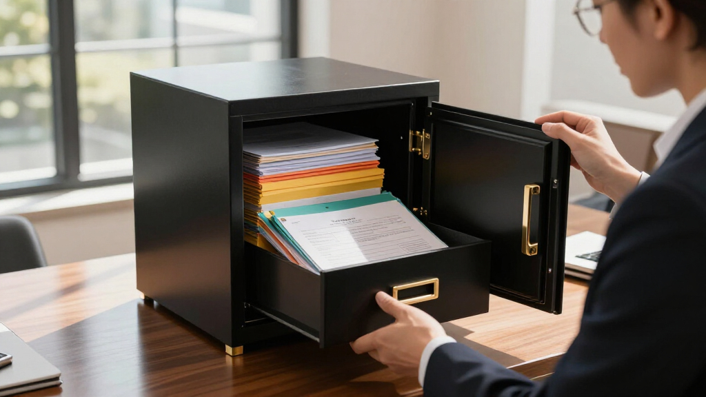 lateral fireproof file cabinet for estate records