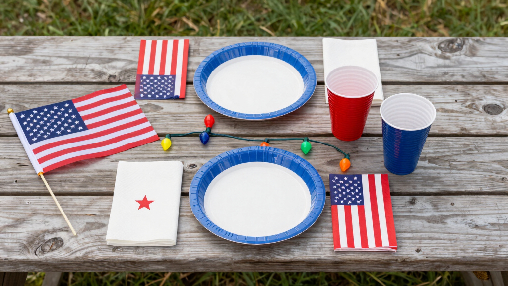 patriotic outdoor party supplies