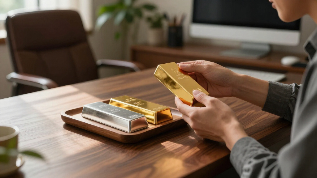 gold and silver bullion bars