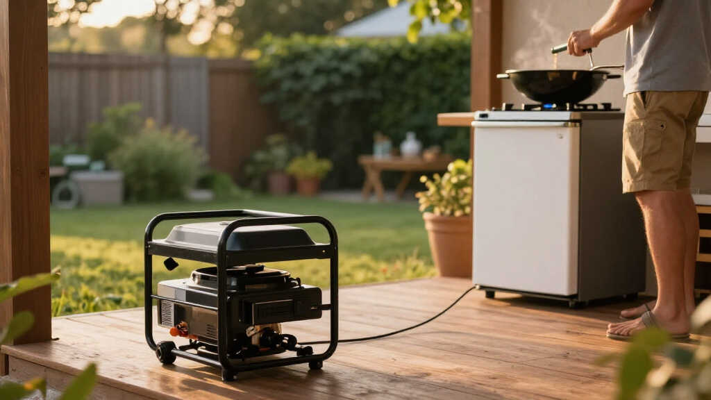 portable generator for home backup