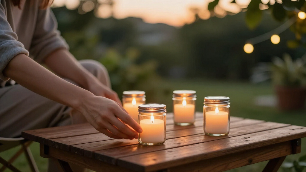 outdoor citronella candles