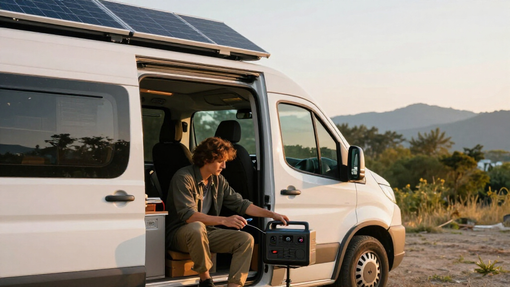 power station for van life travel