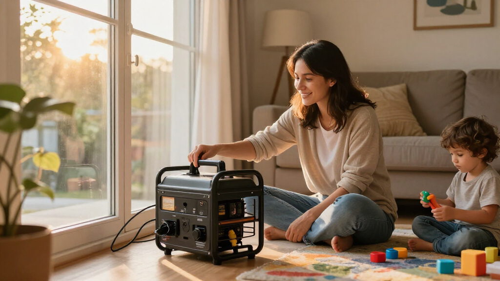 best generator for single-parent home backup power