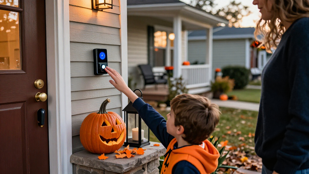 smart Halloween doorbell chimes
