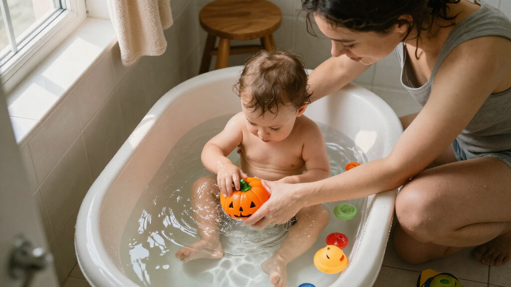 baby Halloween bath toys