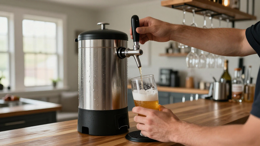 kegerator beer dispenser home