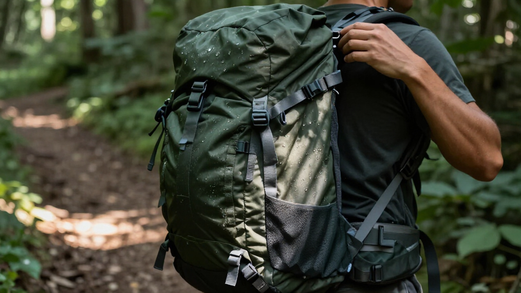 hiking backpack water resistant