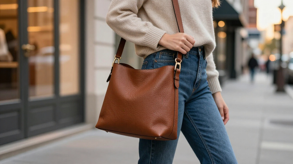 pebbled leather shoulder bags with adjustable strap