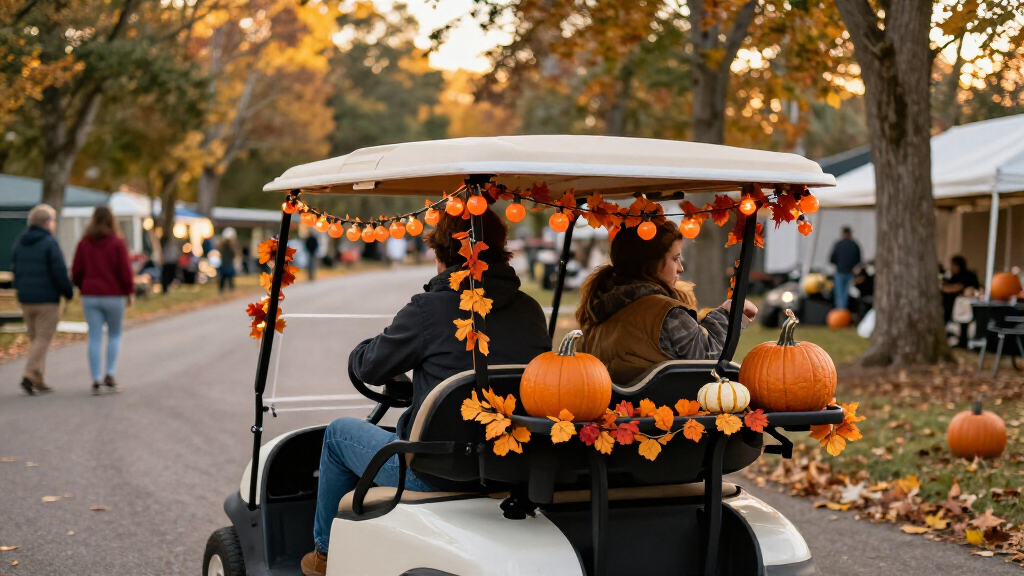 golf cart halloween decorations