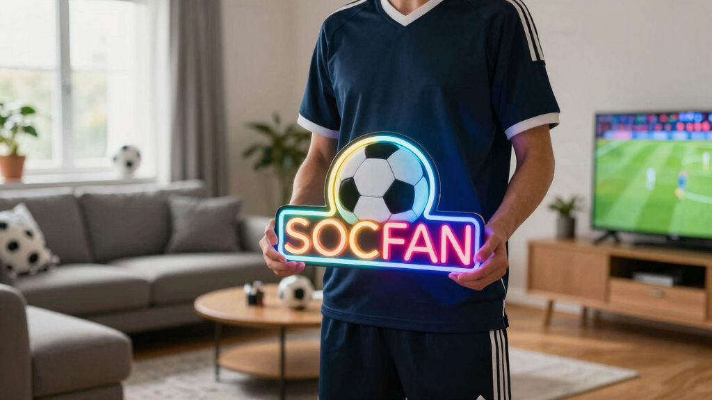 soccer fan LED neon signs