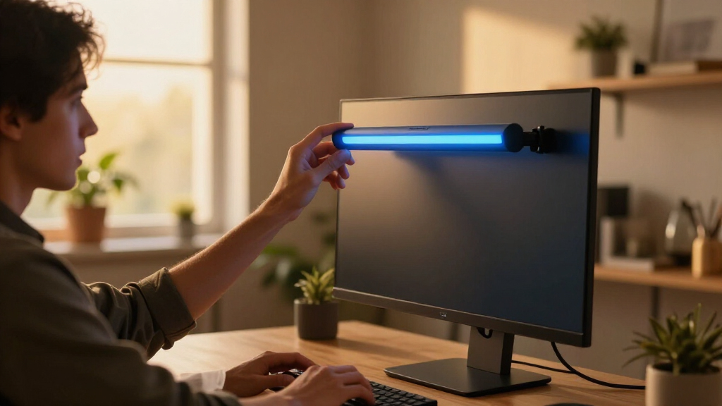 best blue light monitor light bar premium